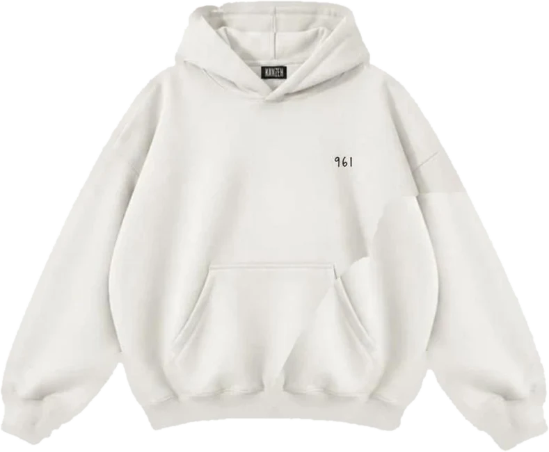 Hoodie Too Lebanese · Écru